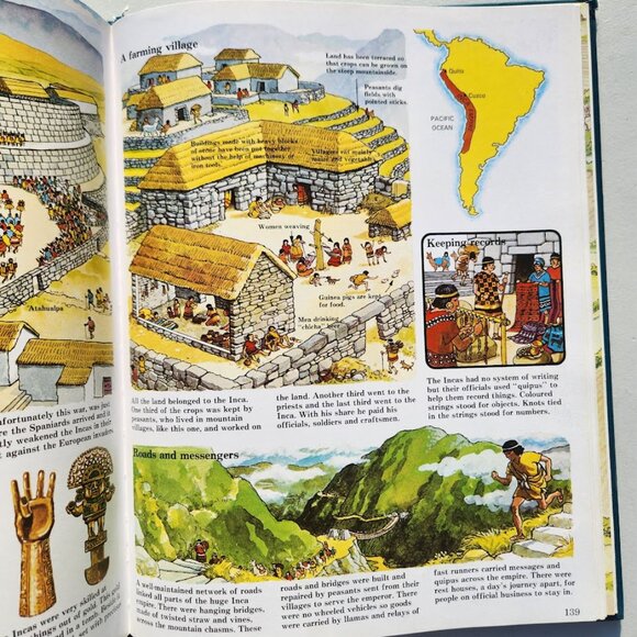 The Usborne Book of World History Hardcover Book Textbook Homeschooling Curricul - Picture 7 of 16